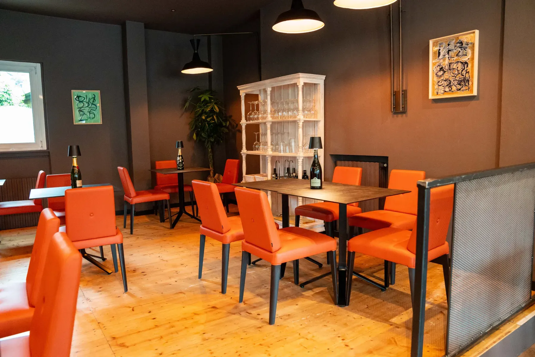 La sala del ristorante I Baldi